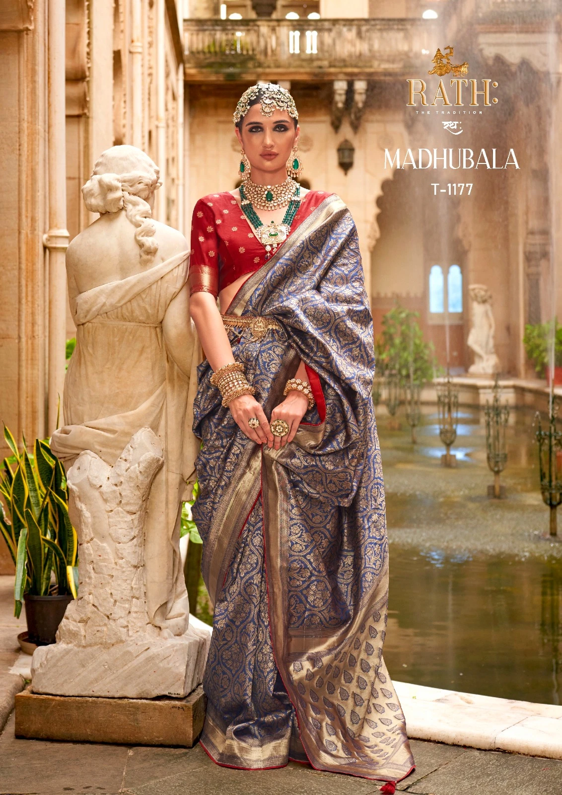 Rath Madhubala B.C.P Silk Wholesale Fancy Sarees Catalog — Wholesale Sarees, MPA wholesale from Surat — view 5